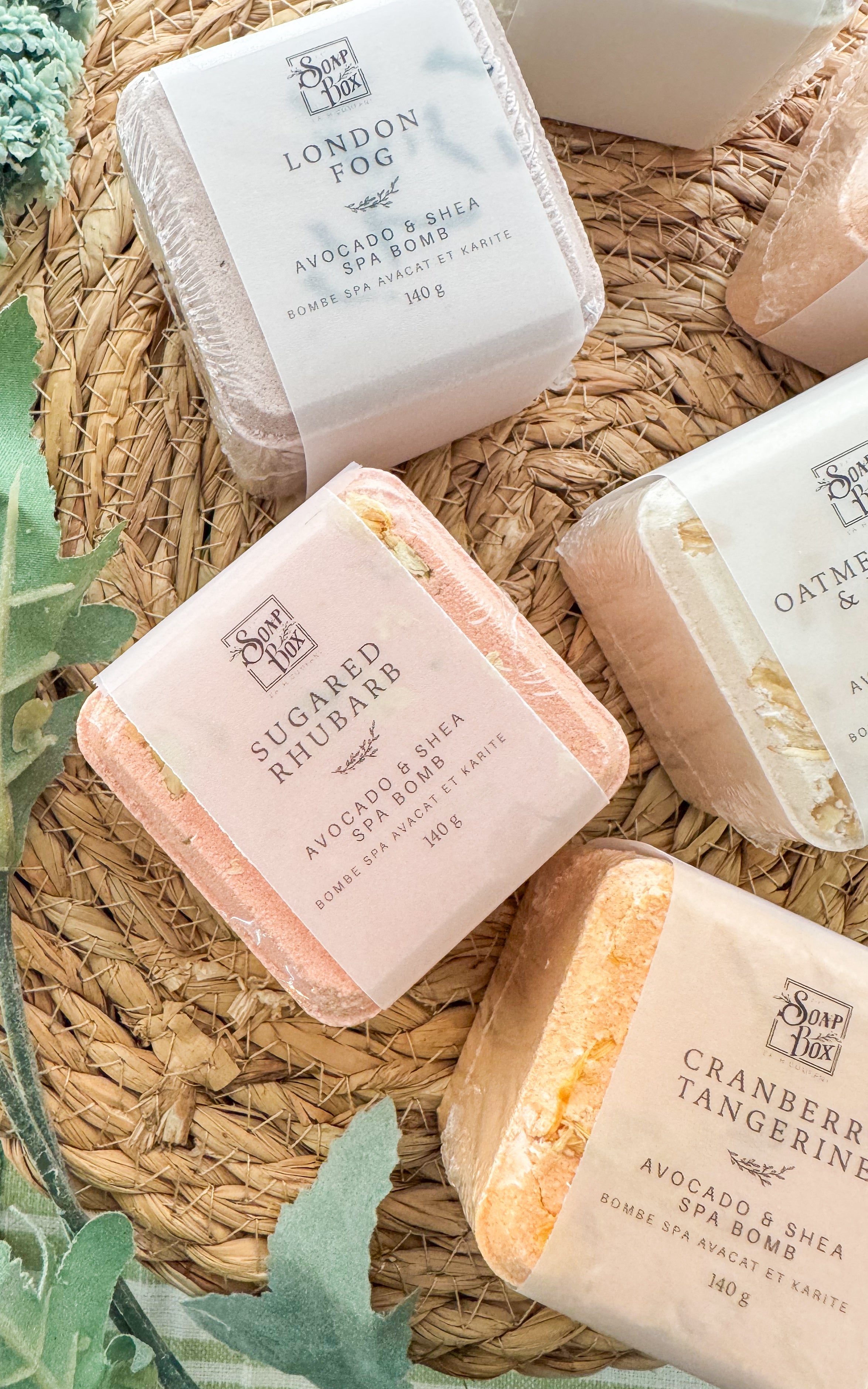 Sugared Rhubarb Avocado & Shea Spa Bomb
