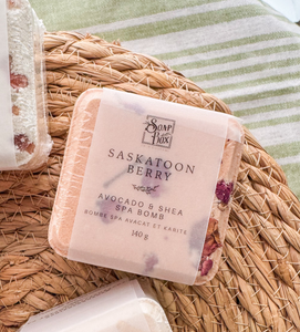 Saskatoon Berry Avocado & Shea Spa Bomb