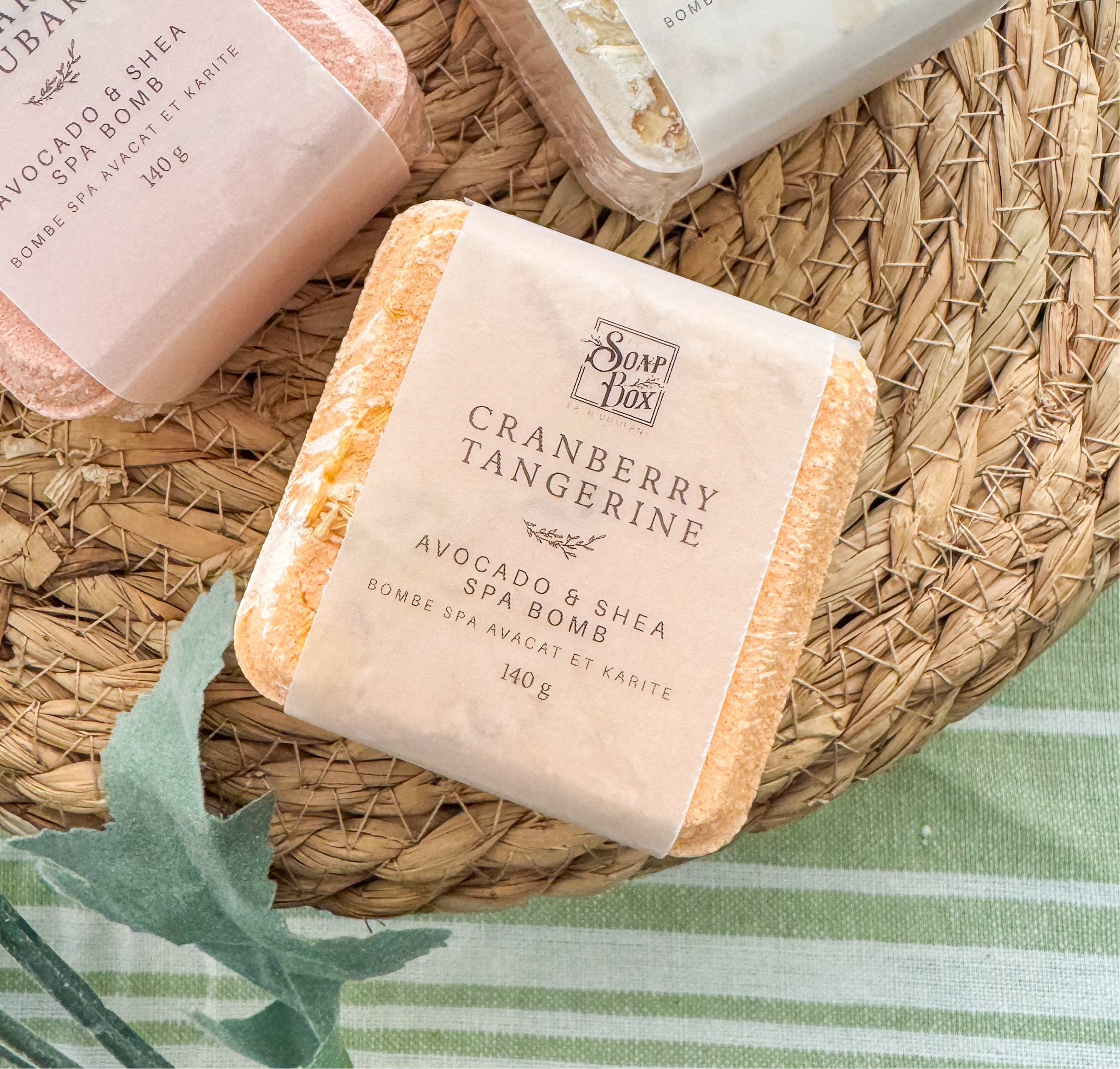 Cranberry Tangerine Avocado & Shea Spa Cube