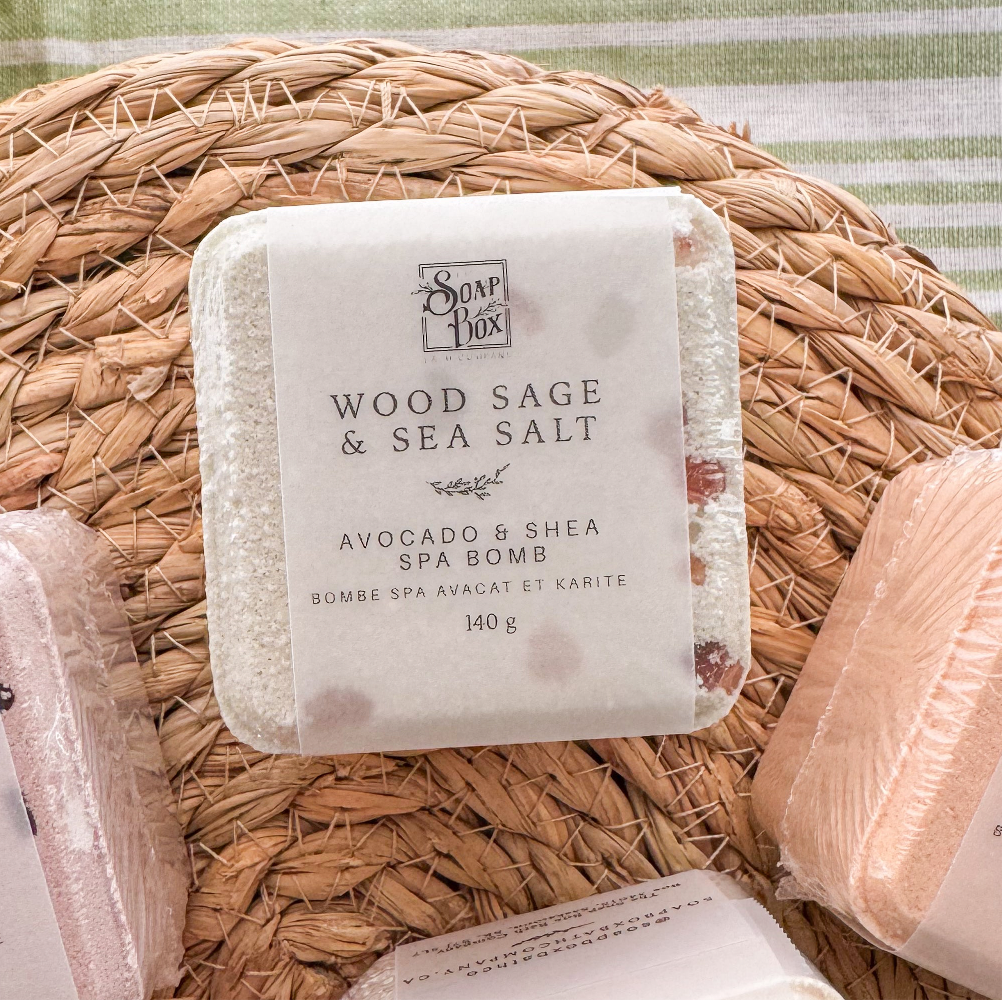Wood Sage & Sea Salt Avocado & Shea Spa Bomb
