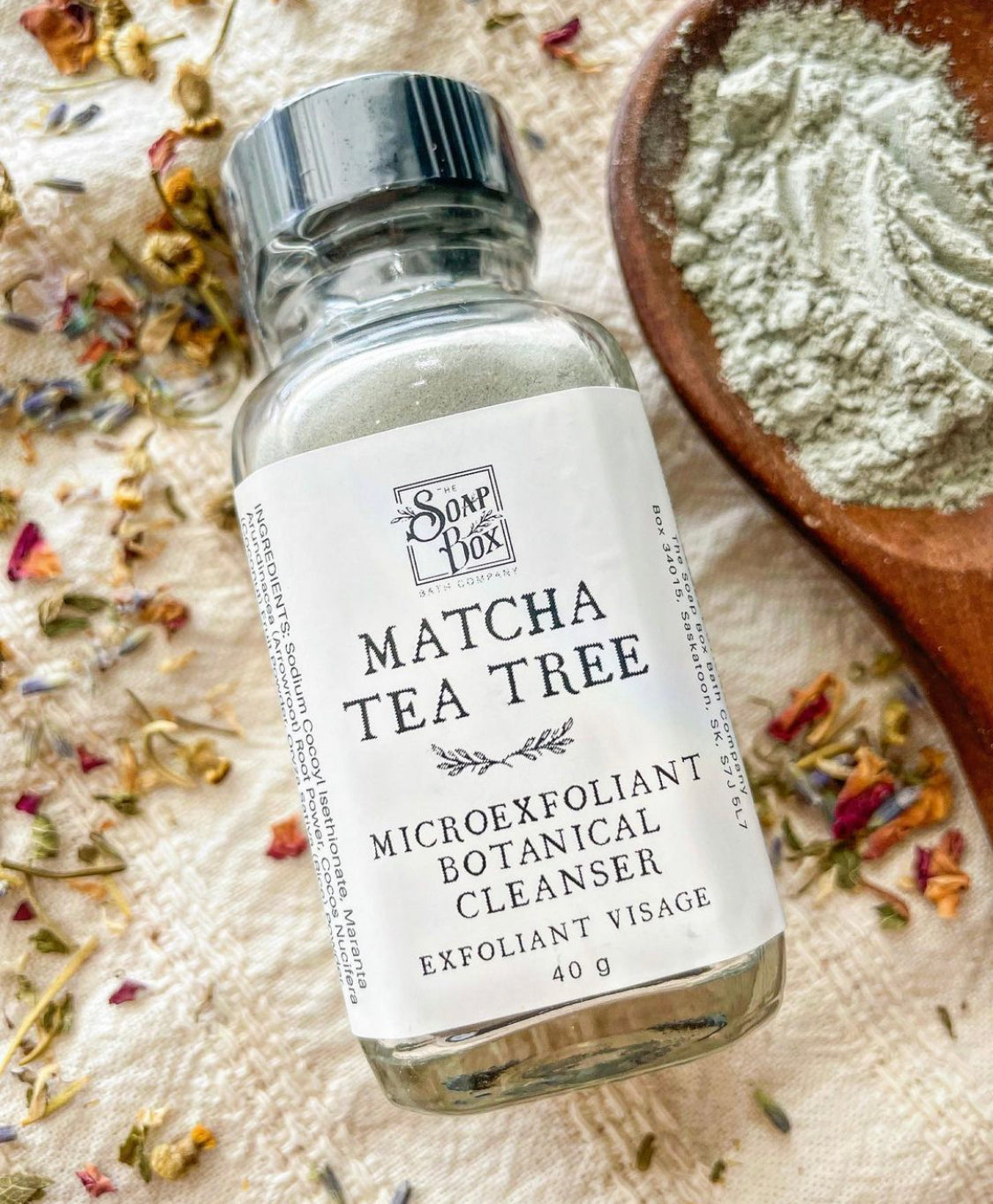 Matcha Tea Tree Microexfoliant Botanical Facial Cleanser
