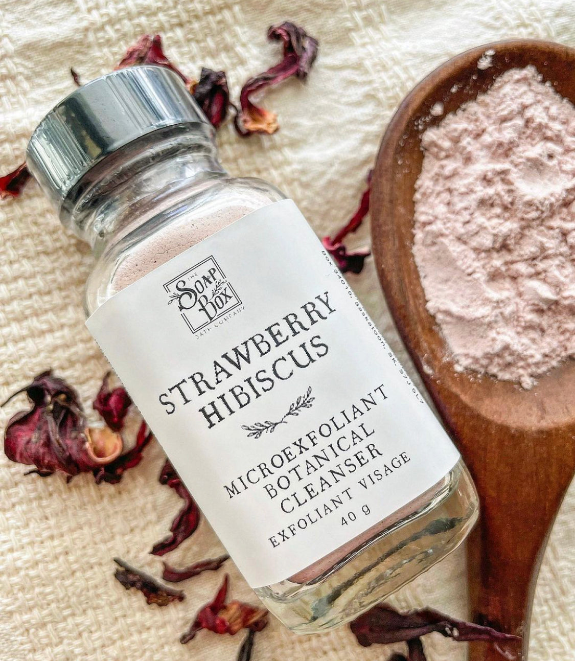 Strawberry Hibiscus Microexfoliant Botanical Facial Cleanser