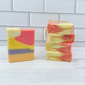 Rainbow Sherbet Soap